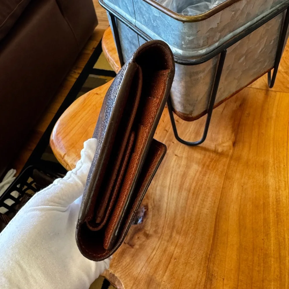 Louis Vuitton, international monogram, brown, long wallet vintage 2000 - Picture 5 of 15